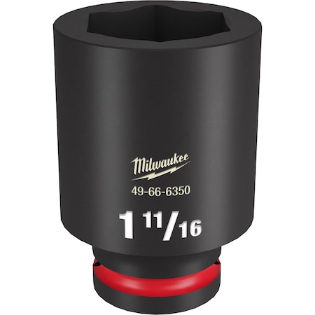 Milwaukee Tool SHOCKWAVE Impact Duty? 3/4"Drive 1-11/16" Deep 6 Point Socket 49-66-6350
